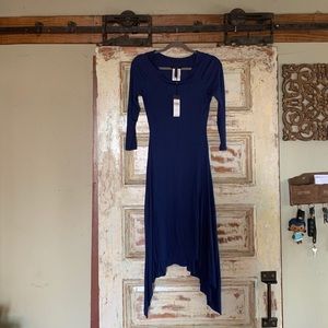 BCBG Long Asymmetrical Dress